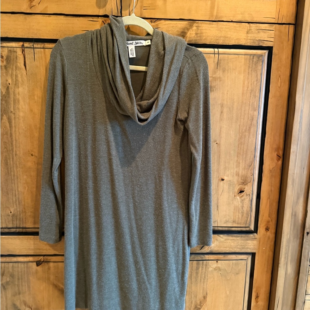 Michael Stars Olive Green Cowl Neck Dress